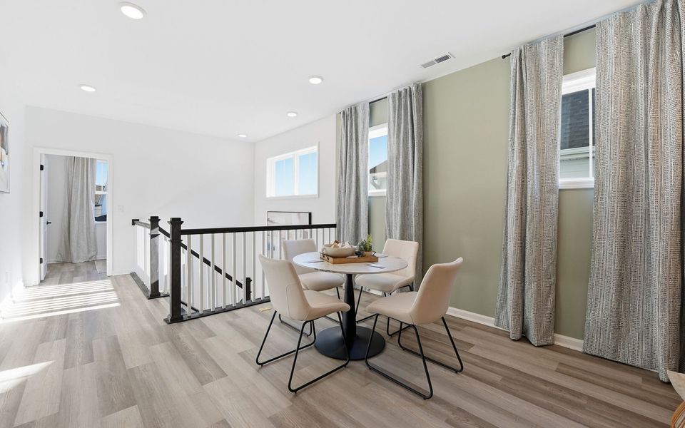 Furnished interior view inside a new home in Wendell Falls, Wendell (Image 20).