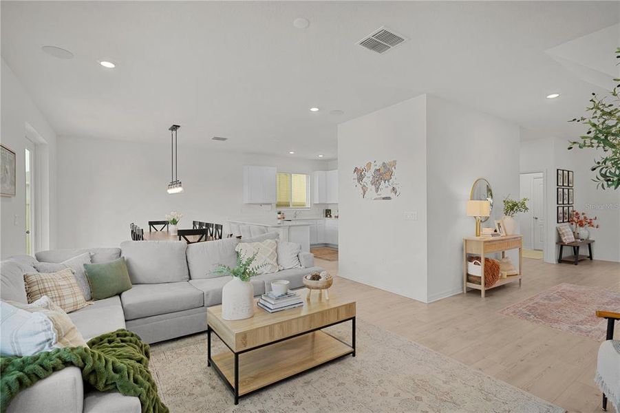 Furnished interior view inside a new home in , Clermont (Image 6).