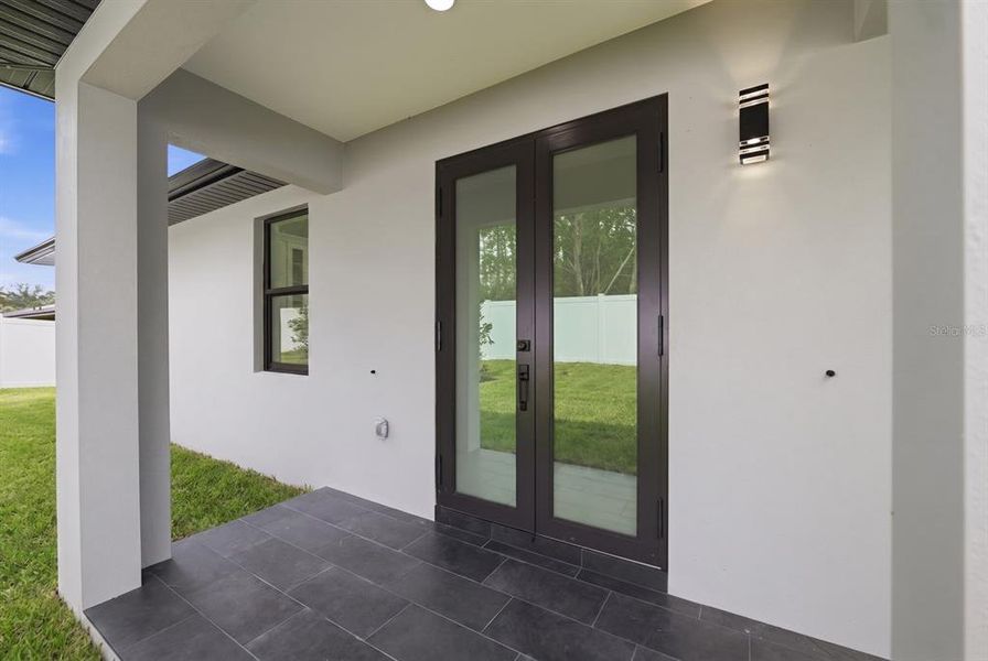 Exterior details and patio area of a home in , Brooksville (Image 3). Exterior details and patio area of a home in , Brooksville (Image 3).