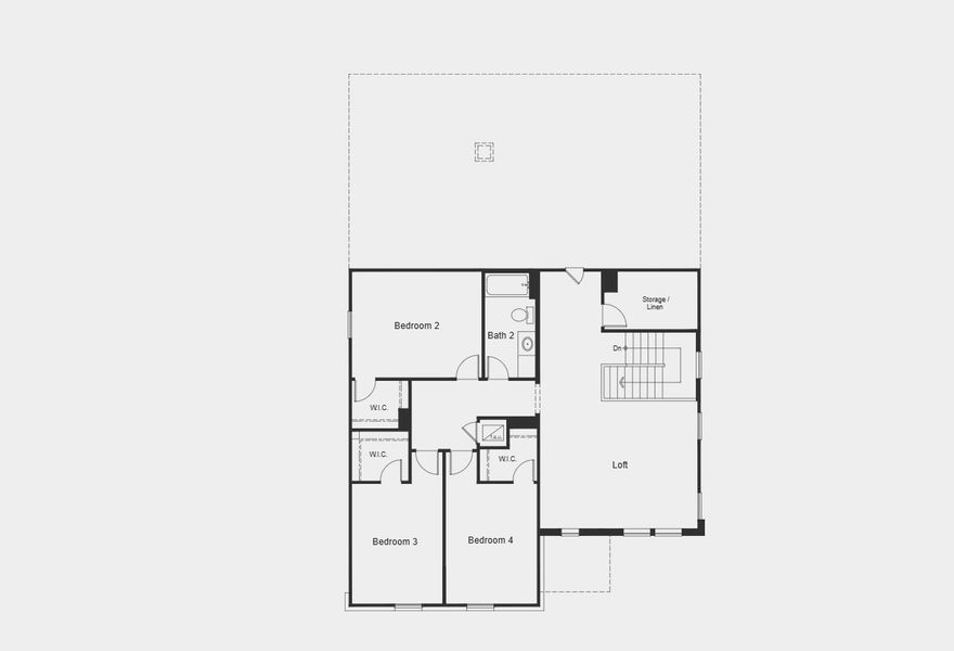 2D floor plan layout for the Plan 2980 by KB Home in Briscoe Falls, Richmond, TX (Image 9). 2D floor plan layout for the Plan 2980 by KB Home in Briscoe Falls, Richmond, TX (Image 9).