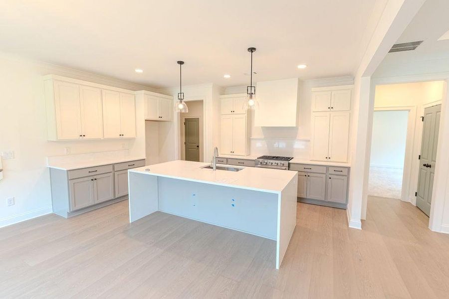 Furnished interior view inside a new home in , Hoschton (Image 8).