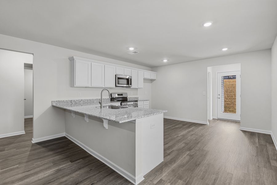 Representative furnished interior of a home built from the Holly A by McGuinn Homes in Willow Lake, Blythewood (Image 3).
