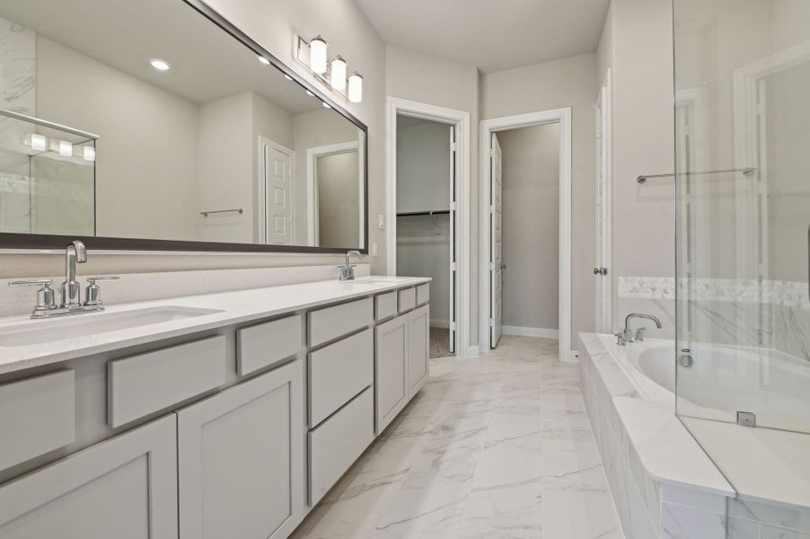 Furnished interior view inside a new home in Pinewood Trails - Luxe Series, Atascocita (Image 5).