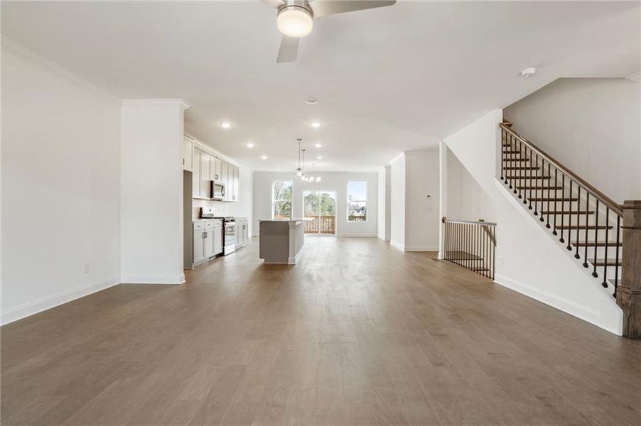 Spacious, unfurnished interior of a new home in , Sugar Hill (Image 16). Spacious, unfurnished interior of a new home in , Sugar Hill (Image 16).