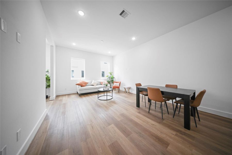 Furnished interior view inside a new home in , Houston (Image 17).