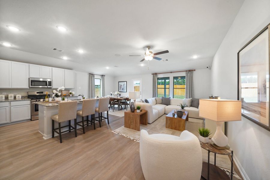 Lexington Heights Model Home - Golden - Family Room Lexington Heights Model Home - Golden - Family Room