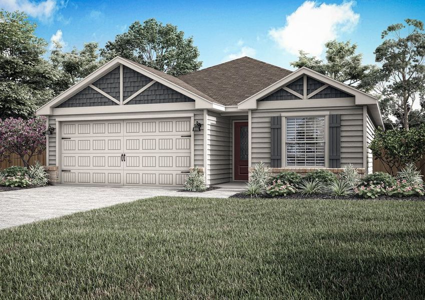 A rendering of the Frio floor plan