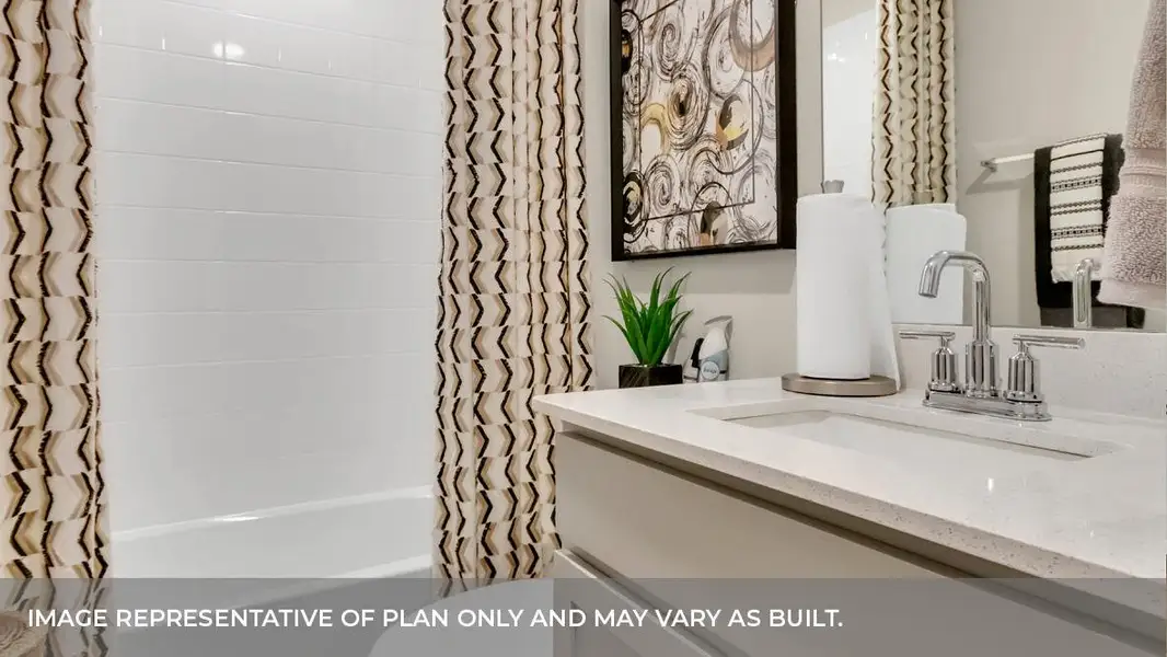 Furnished interior view inside a new home in Rosenbusch Ranch, Leander (Image 4).