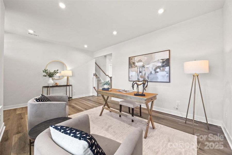 Furnished interior view inside a new home in Springshire Creek, Indian Trail (Image 8). Furnished interior view inside a new home in Springshire Creek, Indian Trail (Image 8).