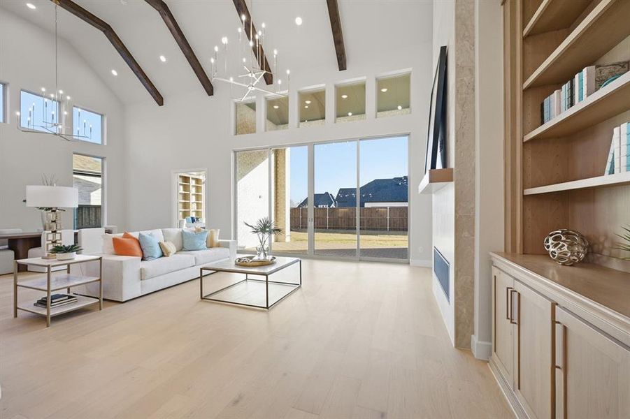 Furnished interior view inside a new home in StarView, Prosper (Image 13).