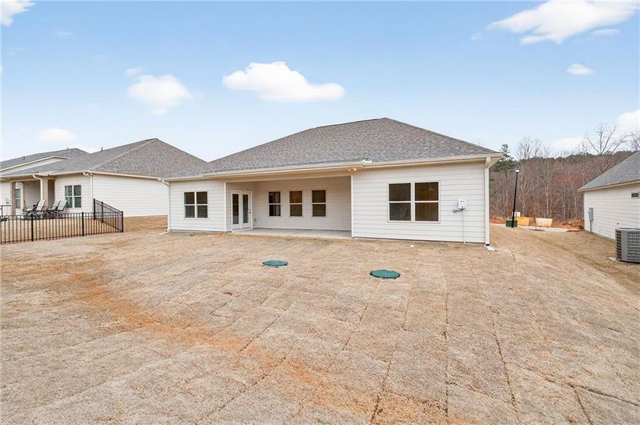 Exterior details and patio area of a home in , Homer (Image 22). Exterior details and patio area of a home in , Homer (Image 22).