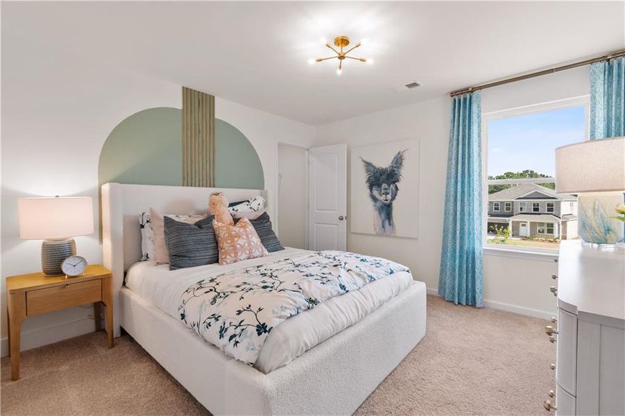 Furnished interior view inside a new home in Abbotts Crossing, Conyers (Image 24).