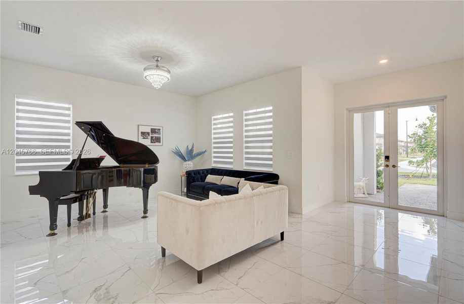 Furnished interior view inside a new home in Crescent Ridge, Davie (Image 9).