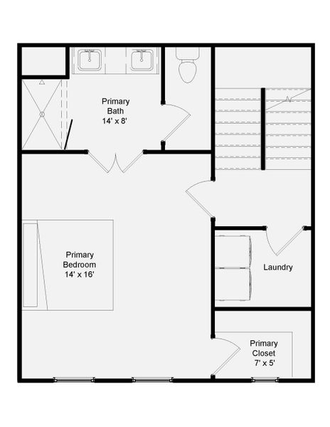 2D floor plan layout for the Bryce by Legacy South Homes in The Chadwick, Nashville, TN (Image 2). 2D floor plan layout for the Bryce by Legacy South Homes in The Chadwick, Nashville, TN (Image 2).