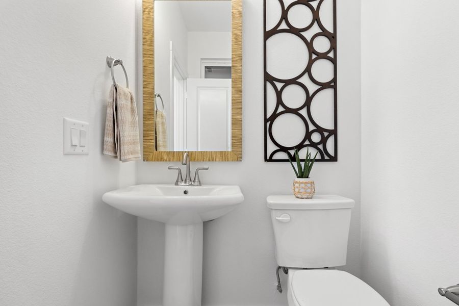 Furnished interior view inside a new home in Willow Grove Townhomes, Melissa (Image 14).