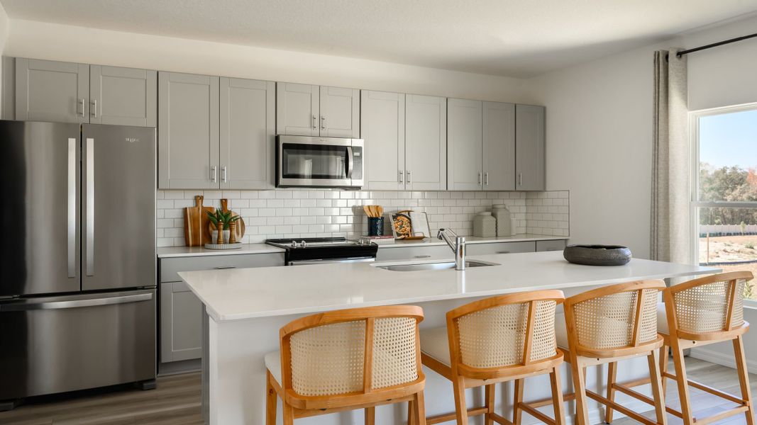 Furnished interior view inside a new home in Pasadena Ridge, Dade City (Image 3).