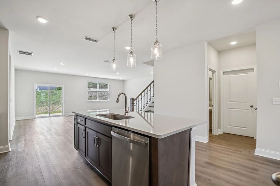 Furnished interior view inside a new home in Ascent at Arbor Ridge, La Vergne (Image 11). Furnished interior view inside a new home in Ascent at Arbor Ridge, La Vergne (Image 11).