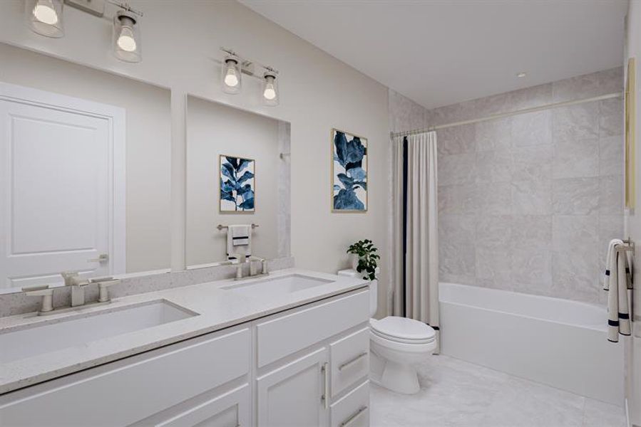 Furnished interior view inside a new home in Kelton, Charlotte (Image 10).