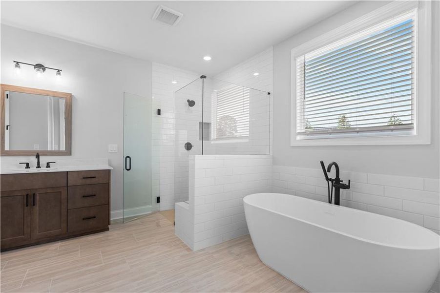 Furnished interior view inside a new home in Promenade at Sawnee Village, Cumming (Image 7).