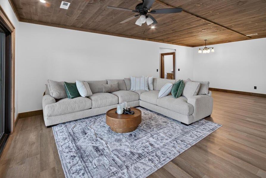 Furnished interior view inside a new home in , Blue Ridge (Image 9).