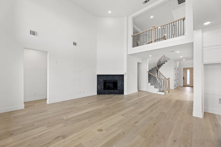 Representative unfurnished interior of a home built from the 5042 by Tradition Homes in Lakewood at Brookhollow – 60′ Lots, Prosper (Image 16).