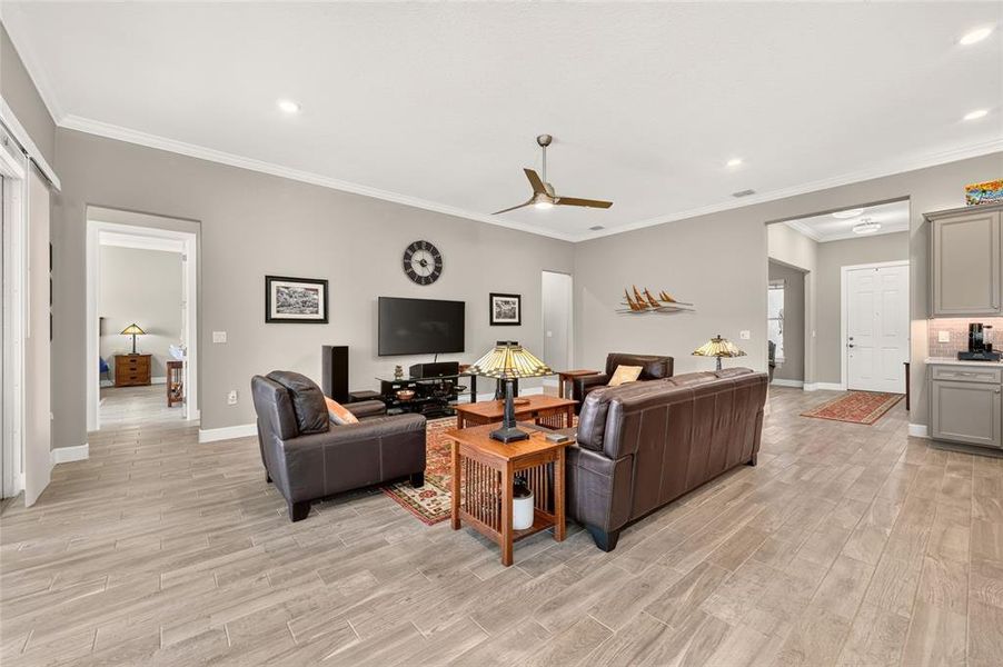 Furnished interior view inside a new home in , Ocala (Image 42).