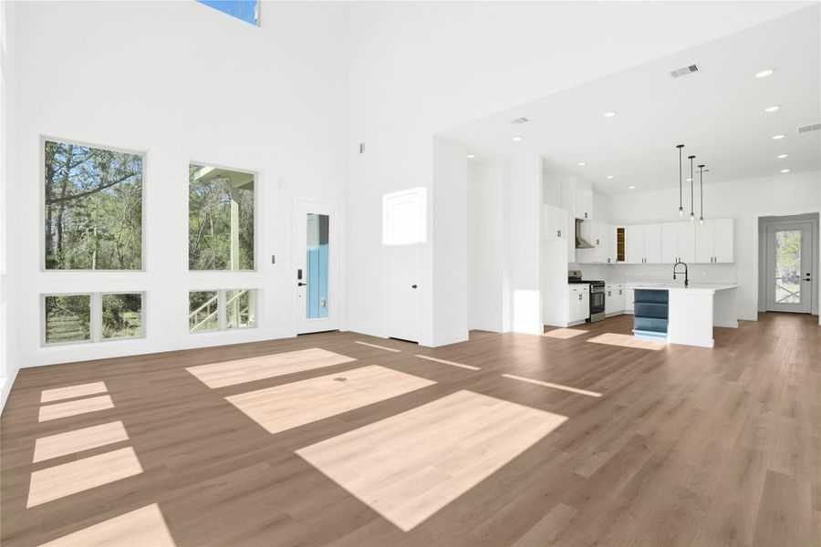 Spacious, unfurnished interior of a new home in , Cypress (Image 17).