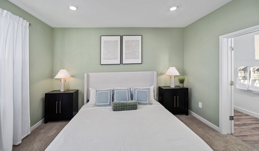 Representative furnished interior of a home built from the Mariposa - C40M by D.R. Horton in Entrada Del Toro at Rancho Sahuarita, Sahuarita (Image 44).
