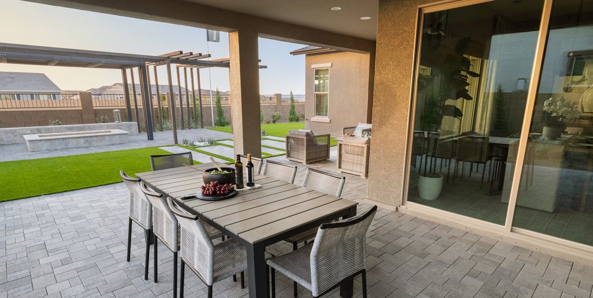 Furnished interior view inside a new home in Overlook at The Dells, Prescott (Image 10).
