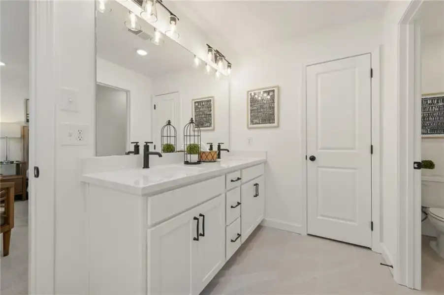 Furnished interior view inside a new home in River Walk Place, Lawrenceville (Image 18).