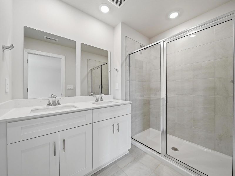 Furnished interior view inside a new home in Northbrook Village Townes, Taylors (Image 8). Furnished interior view inside a new home in Northbrook Village Townes, Taylors (Image 8).