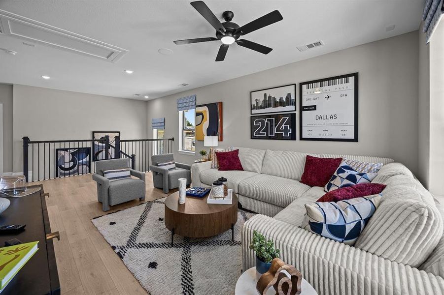 Furnished interior view inside a new home in Greenville Heights, Dallas (Image 22). Furnished interior view inside a new home in Greenville Heights, Dallas (Image 22).