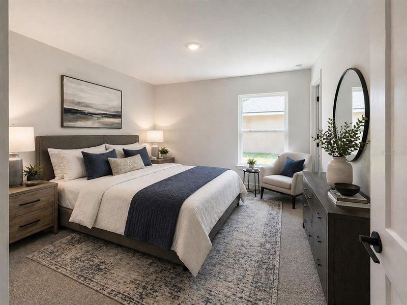Furnished interior view inside a new home in Abbey Glen, Dade City (Image 6).