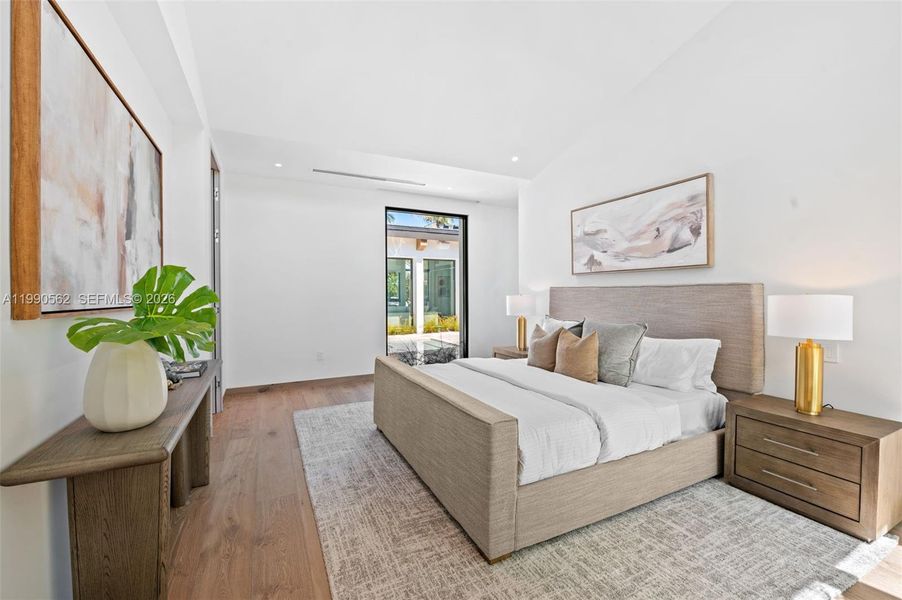 Furnished interior view inside a new home in , Coral Gables (Image 16).