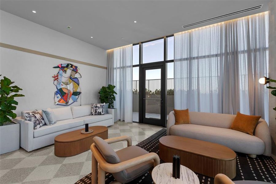 Furnished interior view inside a new home in , Tampa (Image 54). Furnished interior view inside a new home in , Tampa (Image 54).