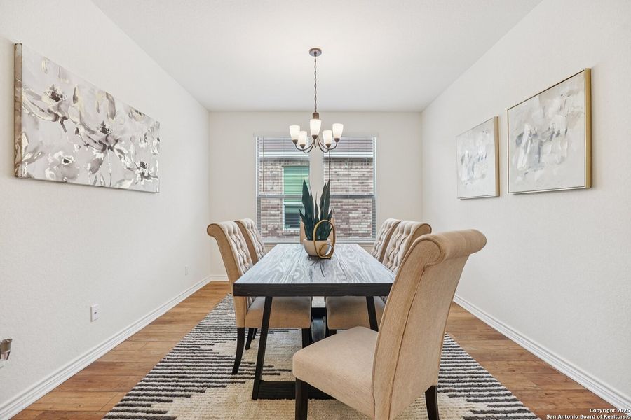 Furnished interior view inside a new home in Canyon Crest, San Antonio (Image 16). Furnished interior view inside a new home in Canyon Crest, San Antonio (Image 16).