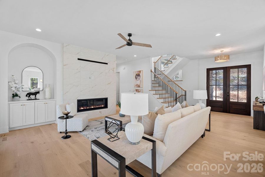 Furnished interior view inside a new home in , Mooresville (Image 14).