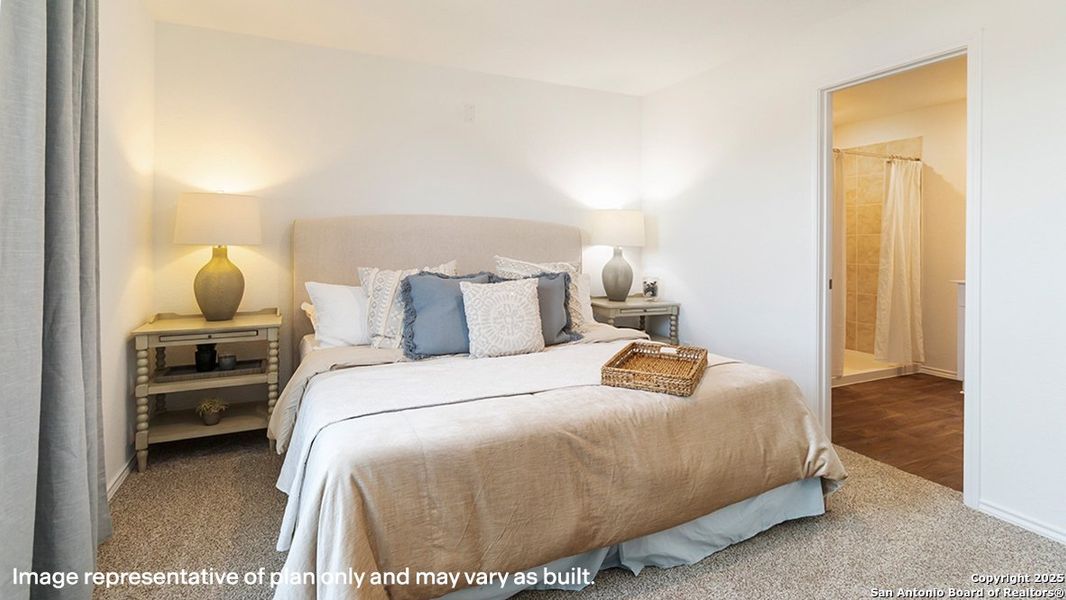 Furnished interior view inside a new home in Sereno Springs, Converse (Image 13). Furnished interior view inside a new home in Sereno Springs, Converse (Image 13).