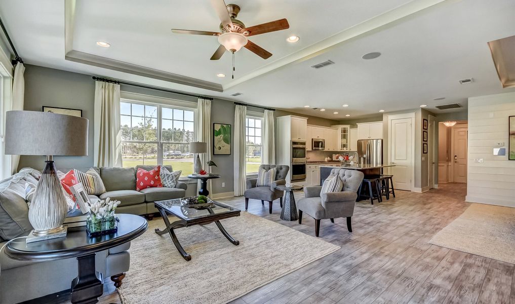 Open concept floorplan