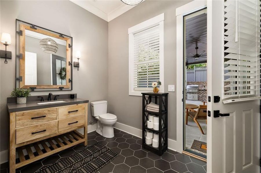 Furnished interior view inside a new home in , Gainesville (Image 48).