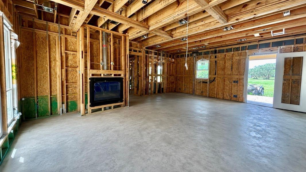 Living, Kitchen and Dining Area