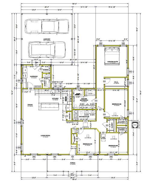 2D floor plan layout of this home in , Walterboro, SC (Image 2). 2D floor plan layout of this home in , Walterboro, SC (Image 2).