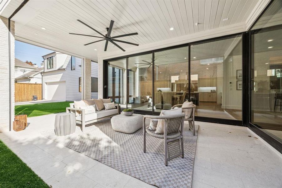 Exterior details and patio area of a home in , University Park (Image 4).