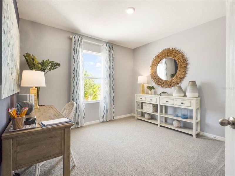 Furnished interior view inside a new home in Rivers Edge, Edgewater (Image 28).