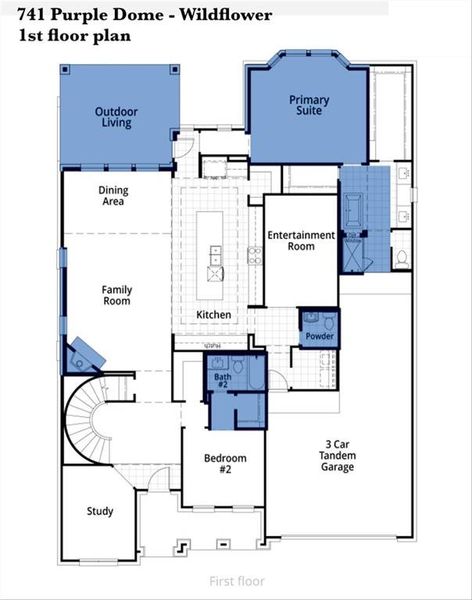 740 purple dome  1st floor plan