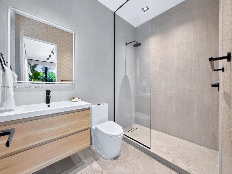 Furnished interior view inside a new home in , Miami (Image 4).