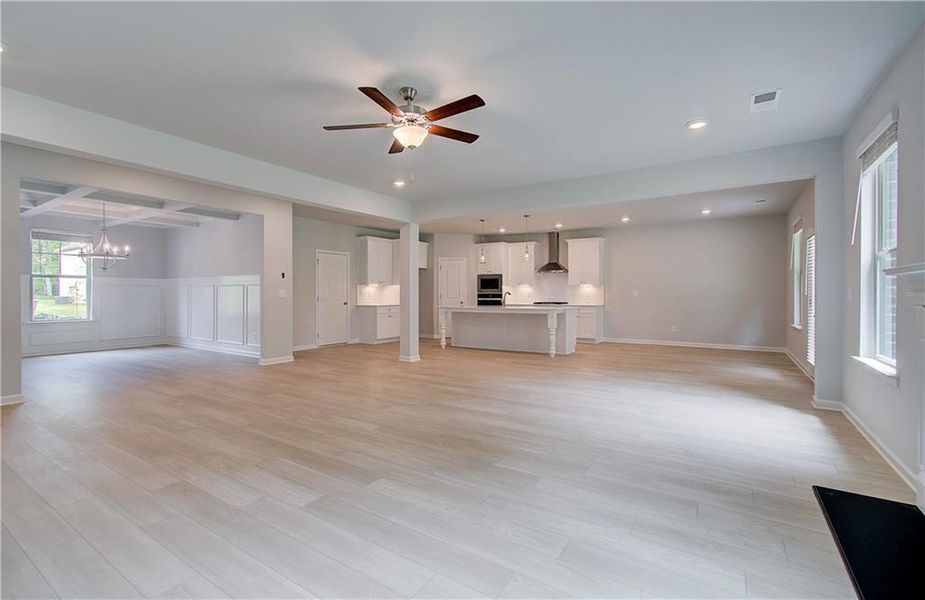 Spacious, unfurnished interior of a new home in Cambria at Traditions, Hampton (Image 23).