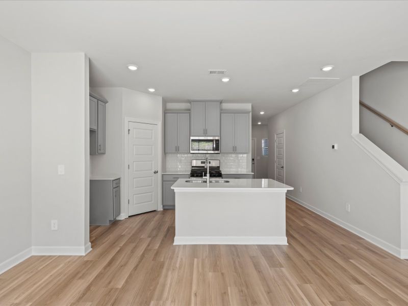 Furnished interior view inside a new home in Valentine Townes, Greer (Image 5).