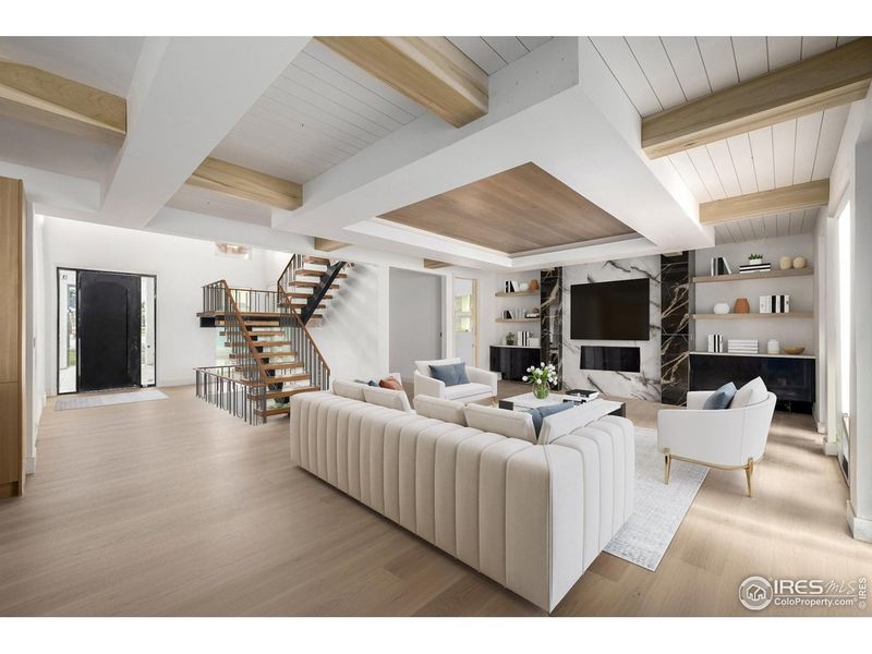 Furnished interior view inside a new home in , Denver (Image 4). Furnished interior view inside a new home in , Denver (Image 4).