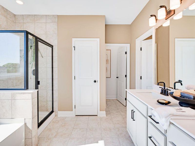 Furnished interior view inside a new home in Bailey Fence, Dacula (Image 25).